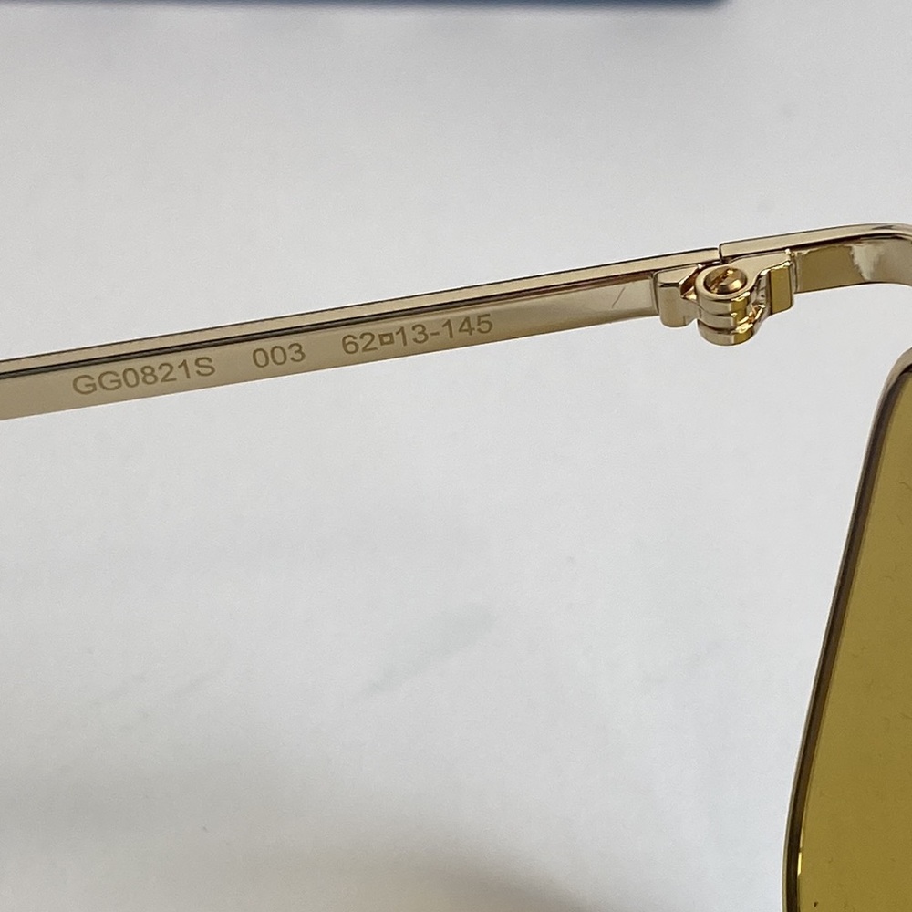 New - GUCCI New Authentic Oversized Sunglasses GG0821S-30009535003 - Picture 13 of 13